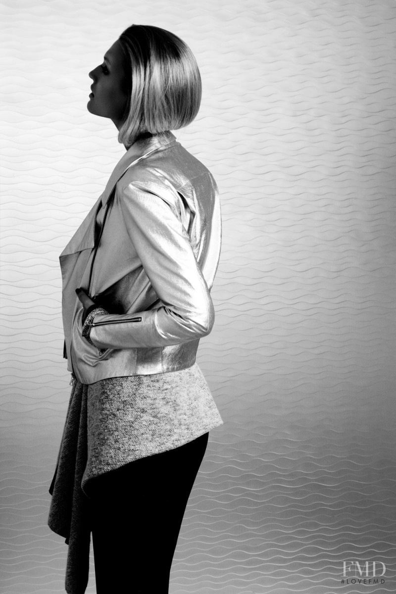 Toni Garrn featured in  the Siran lookbook for Autumn/Winter 2016