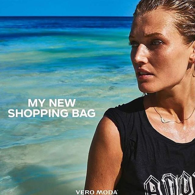 Toni Garrn featured in  the Vero Moda advertisement for Summer 2017