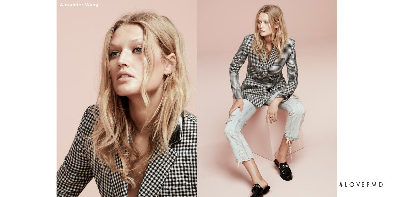 Toni Garrn featured in  the Simons - La Maison Simons lookbook for Spring/Summer 2017