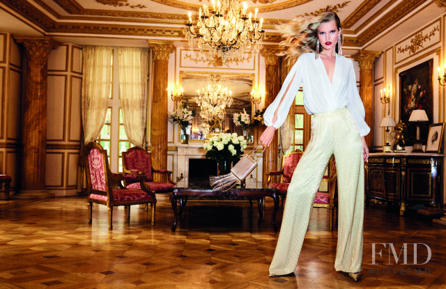 Toni Garrn featured in  the Elisabetta Franchi advertisement for Spring/Summer 2017