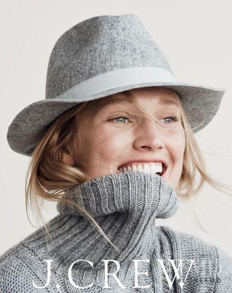 Toni Garrn featured in  the J.Crew advertisement for Pre-Fall 2016