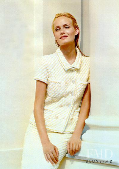 Amber Valletta featured in  the Chanel advertisement for Spring/Summer 1996
