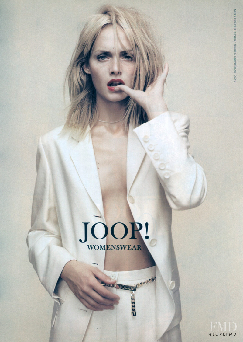 Amber Valletta featured in  the Joop advertisement for Spring/Summer 1996