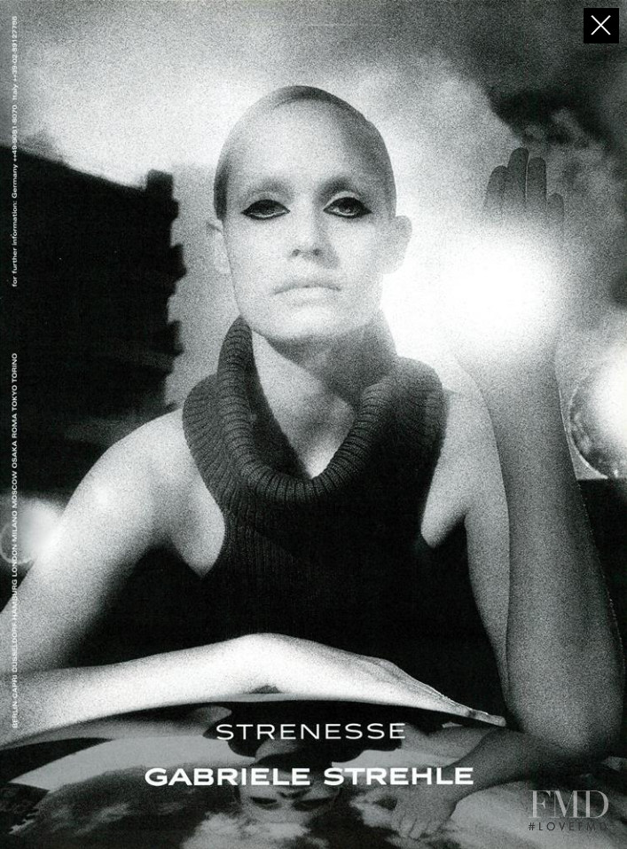 Amber Valletta featured in  the Strenesse Gabriele Strehle advertisement for Autumn/Winter 1999