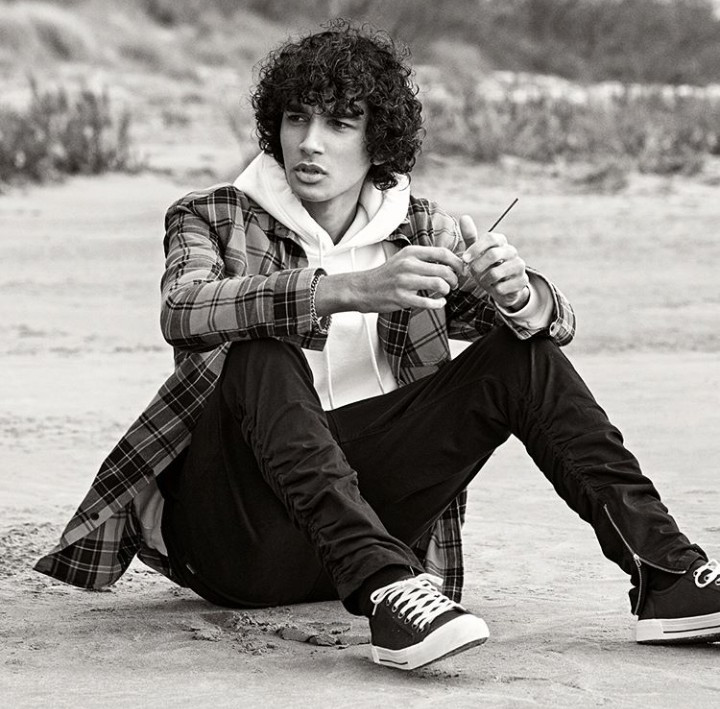 Callum Stoddart featured in  the H&M advertisement for Fall 2018