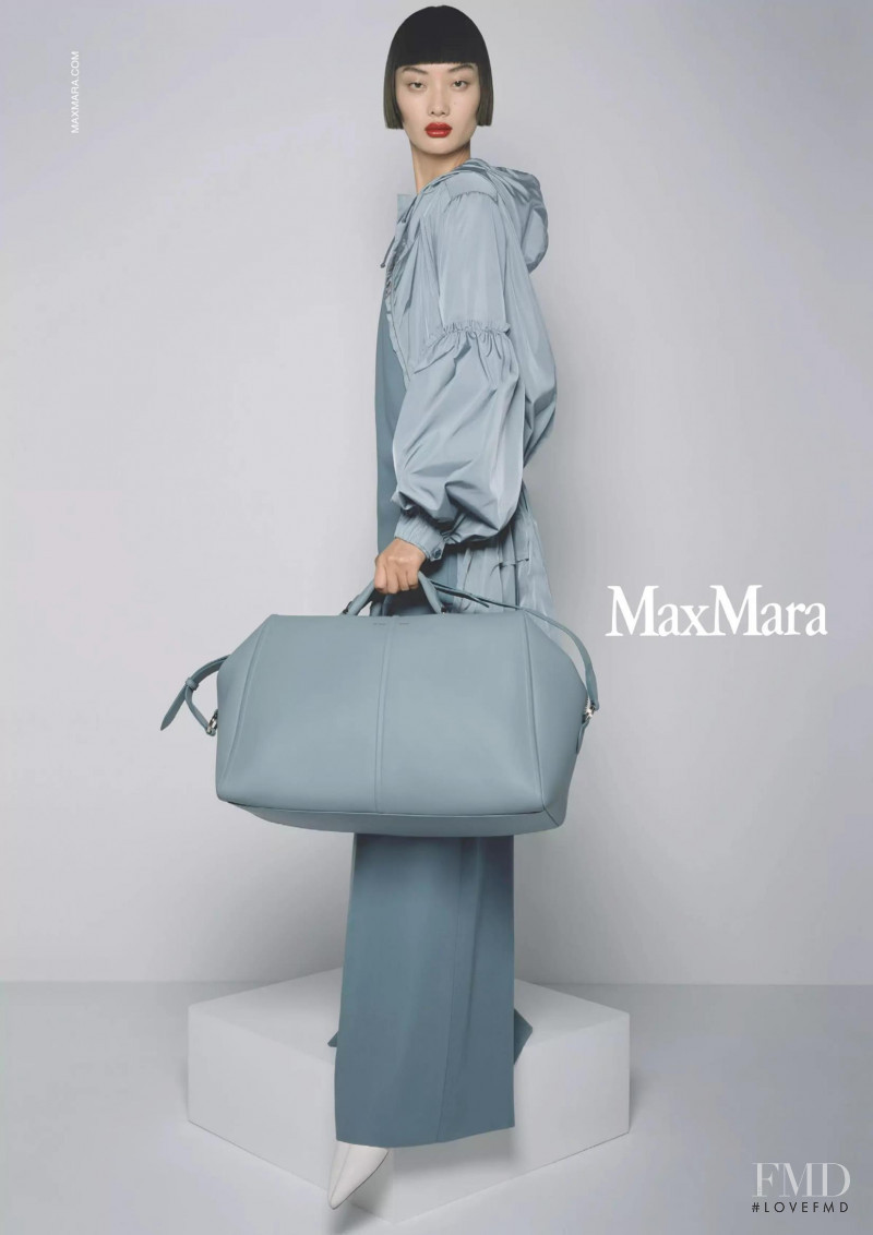 Mao Xiao Xing featured in  the Max Mara advertisement for Spring/Summer 2021