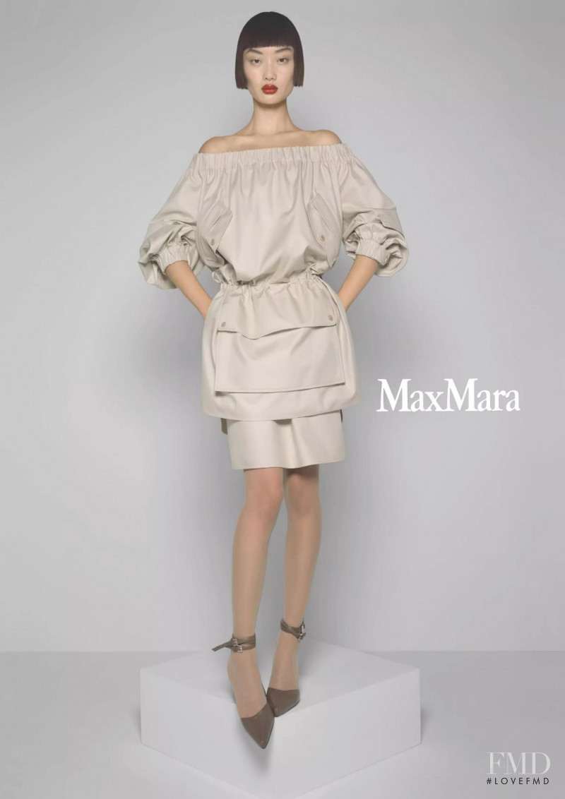 Mao Xiao Xing featured in  the Max Mara advertisement for Spring/Summer 2021