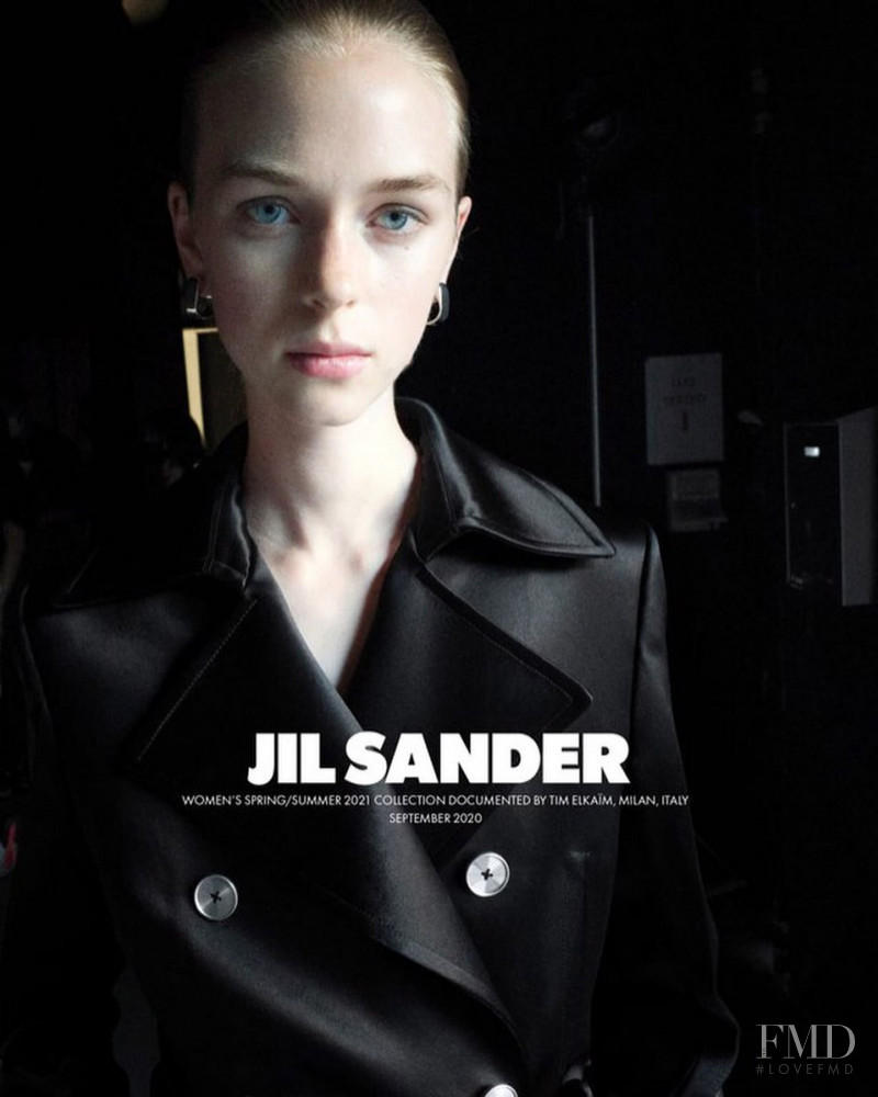 Jil Sander Women\'s Spring/Summer 2021 Collection advertisement for Spring/Summer 2021