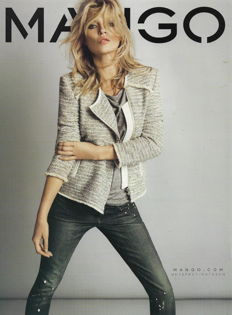 Kate Moss featured in  the Mango advertisement for Autumn/Winter 2012
