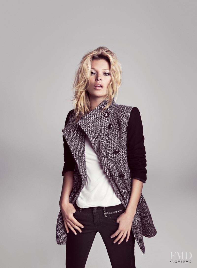 Kate Moss featured in  the Mango advertisement for Autumn/Winter 2012