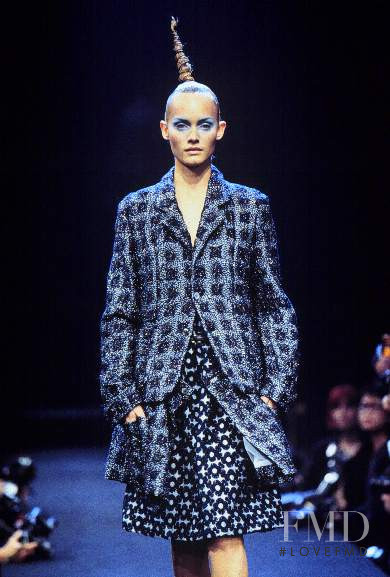 Amber Valletta featured in  the Comme Des Garcons fashion show for Autumn/Winter 1995