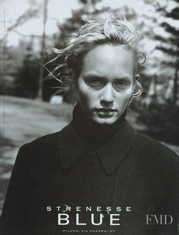 Amber Valletta featured in  the Strenesse Blue advertisement for Autumn/Winter 1996