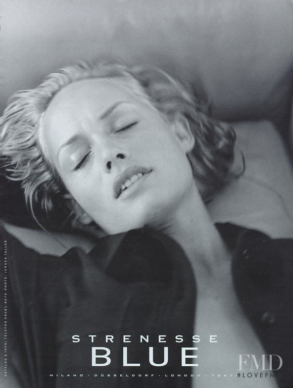 Amber Valletta featured in  the Strenesse Blue advertisement for Autumn/Winter 1996