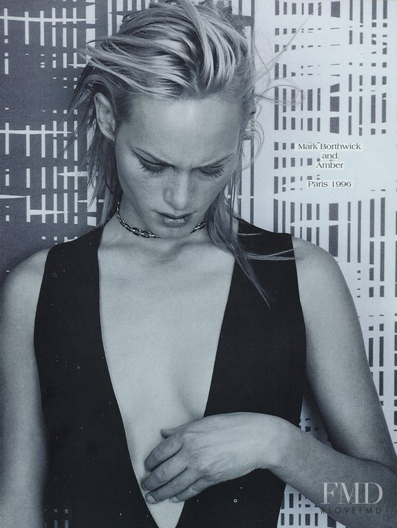 Amber Valletta featured in  the Cantarelli advertisement for Autumn/Winter 1996