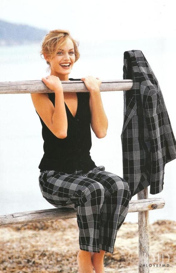 Amber Valletta featured in  the Daniel Hechter advertisement for Spring/Summer 1993