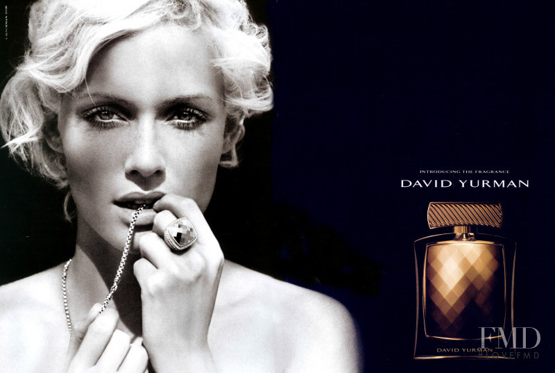 Amber Valletta featured in  the David Yurman Perfume advertisement for Autumn/Winter 2008