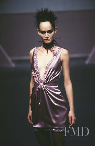 Amber Valletta featured in  the Valentino Couture fashion show for Autumn/Winter 1997