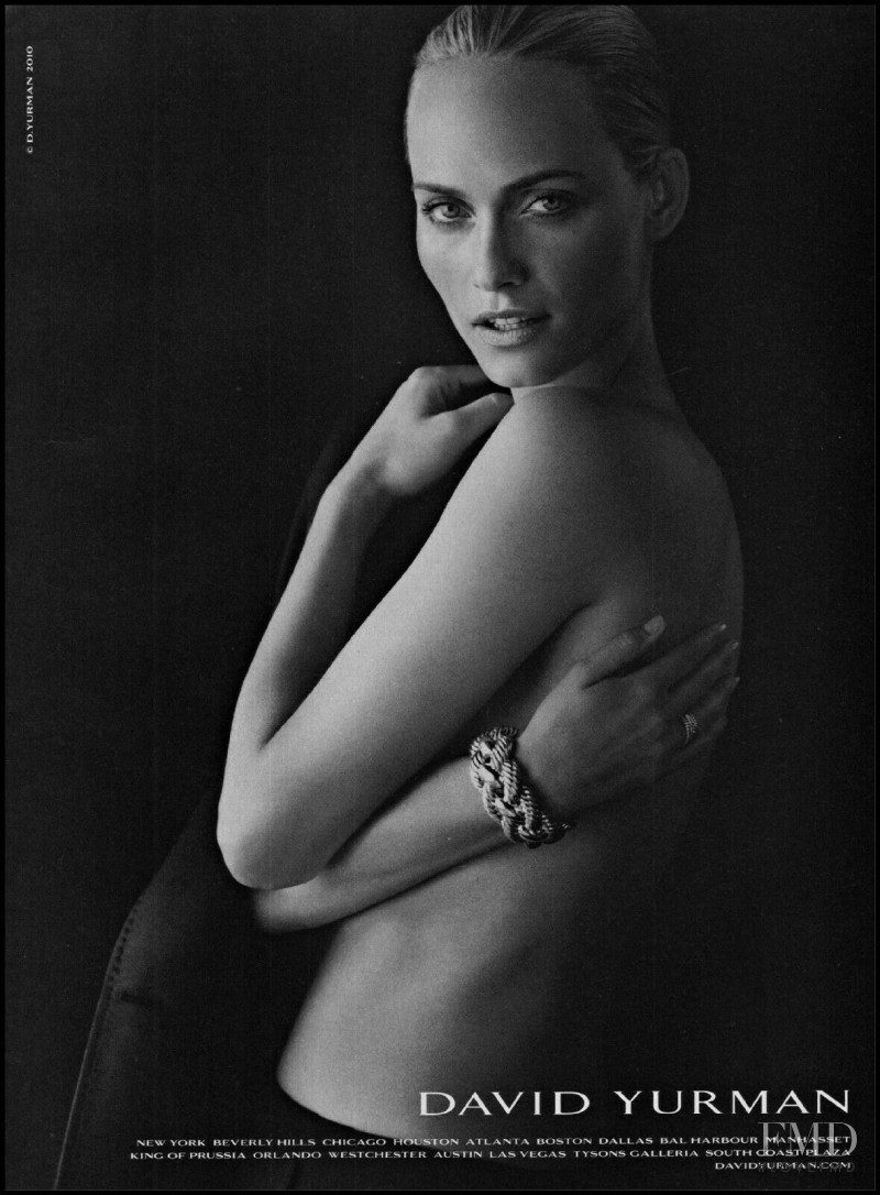 Amber Valletta featured in  the David Yurman advertisement for Autumn/Winter 2009