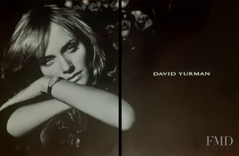 Amber Valletta featured in  the David Yurman advertisement for Autumn/Winter 2005
