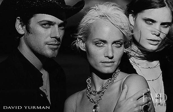 Amber Valletta featured in  the David Yurman advertisement for Spring/Summer 2003