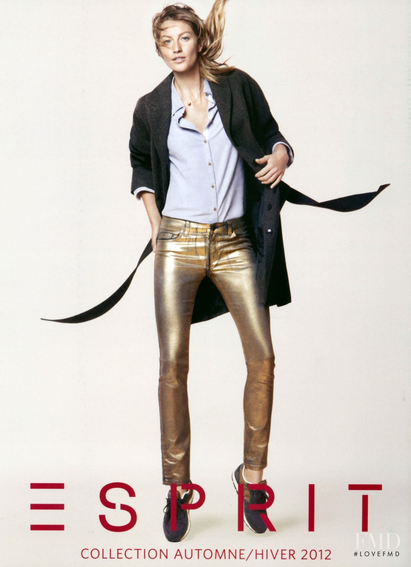 Gisele Bundchen featured in  the Esprit advertisement for Autumn/Winter 2012