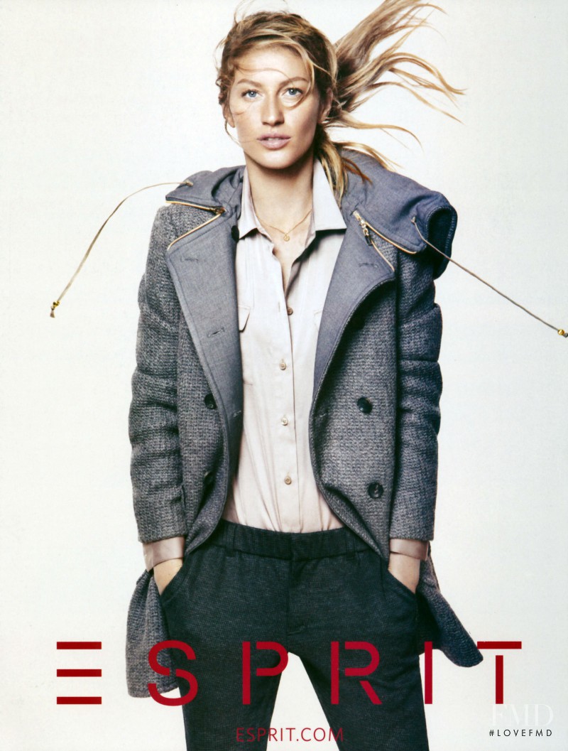 Gisele Bundchen featured in  the Esprit advertisement for Autumn/Winter 2012