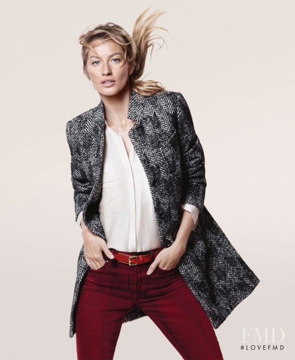 Gisele Bundchen featured in  the Esprit advertisement for Autumn/Winter 2012