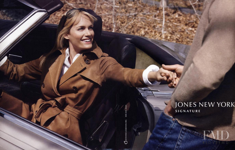 Amber Valletta featured in  the Jones New York Signature advertisement for Autumn/Winter 2006
