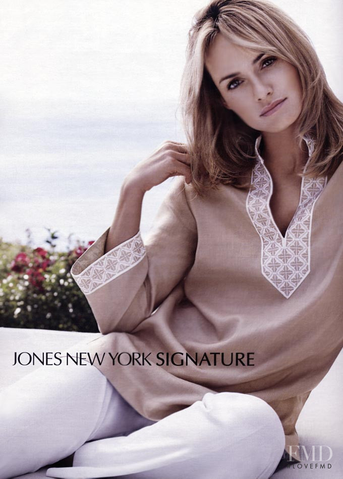 Amber Valletta featured in  the Jones New York Signature advertisement for Autumn/Winter 2006