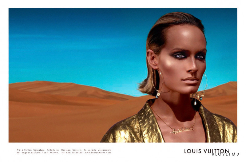 Amber Valletta featured in  the Louis Vuitton advertisement for Spring/Summer 2004