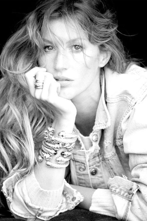 Gisele Bundchen featured in  the David Yurman advertisement for Autumn/Winter 2012