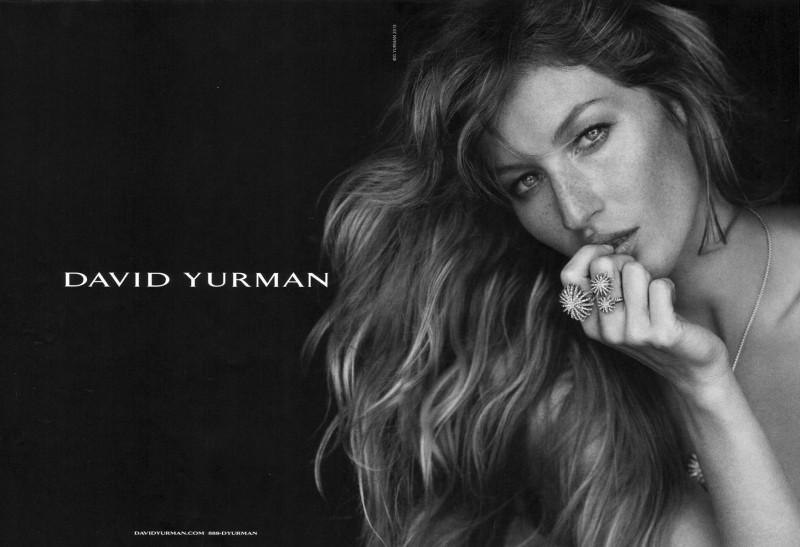 Gisele Bundchen featured in  the David Yurman advertisement for Autumn/Winter 2012