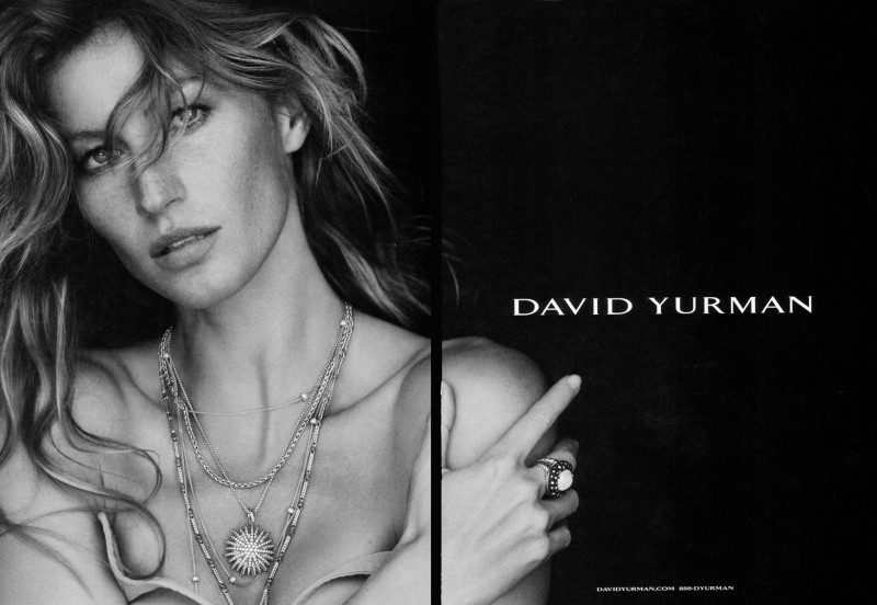 Gisele Bundchen featured in  the David Yurman advertisement for Autumn/Winter 2012