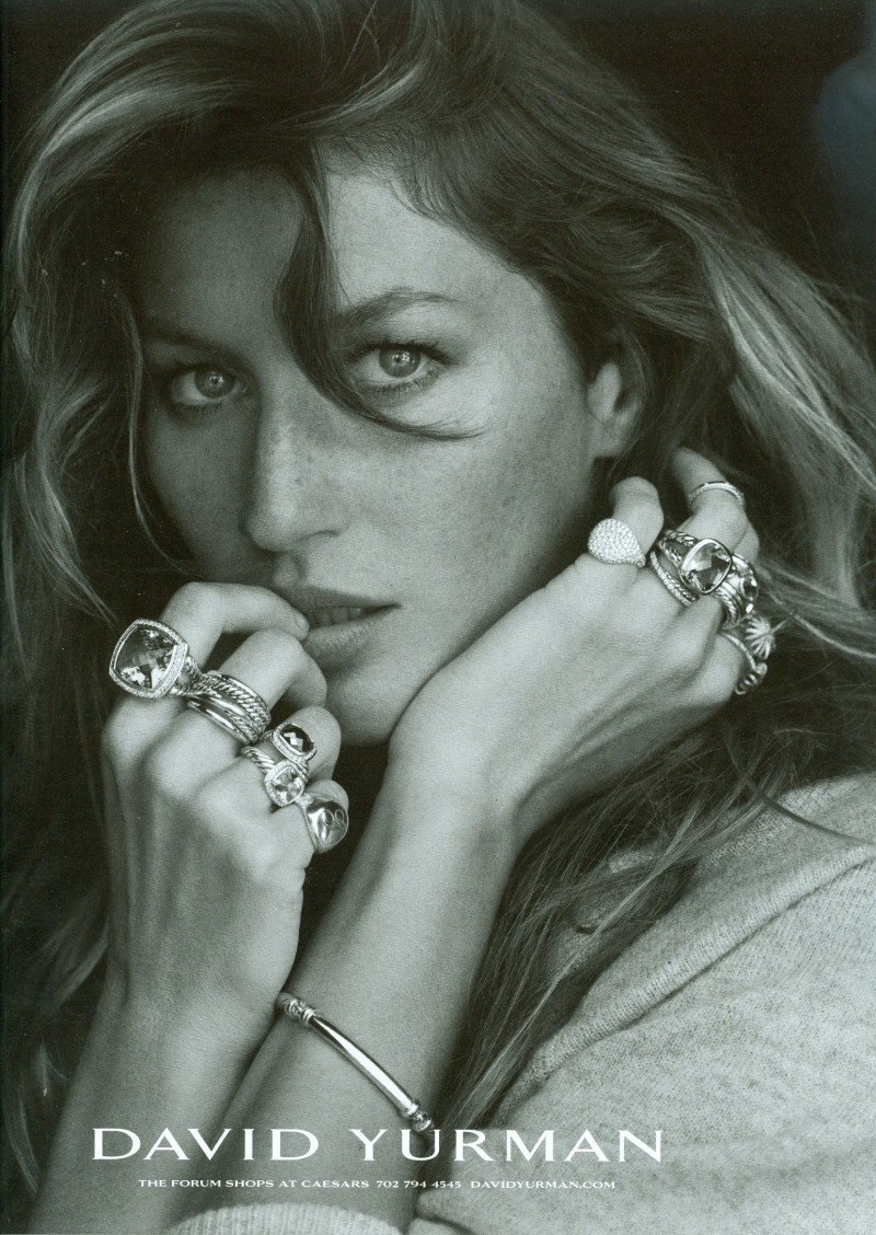 Gisele Bundchen featured in  the David Yurman advertisement for Autumn/Winter 2012