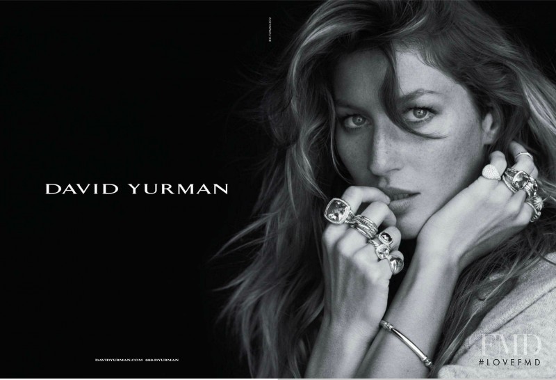 Gisele Bundchen featured in  the David Yurman advertisement for Autumn/Winter 2012