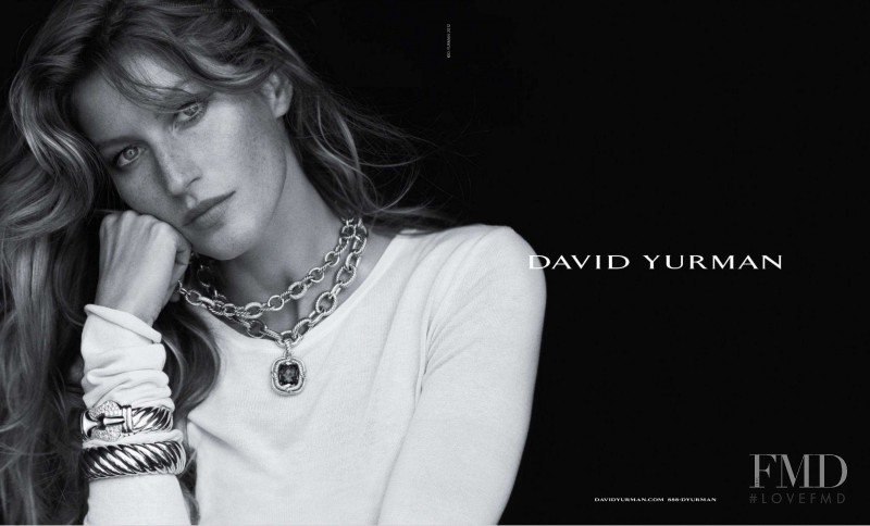 Gisele Bundchen featured in  the David Yurman advertisement for Autumn/Winter 2012