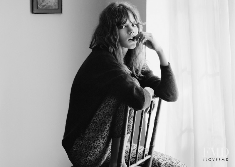 Freja Beha Erichsen featured in  the Zara advertisement for Autumn/Winter 2012