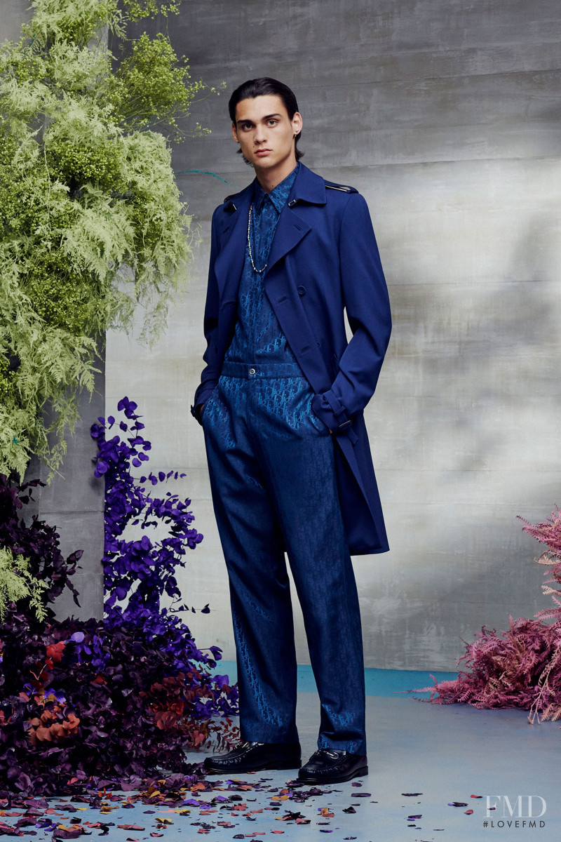 Ludwig Wilsdorff featured in  the Dior Homme lookbook for Resort 2021