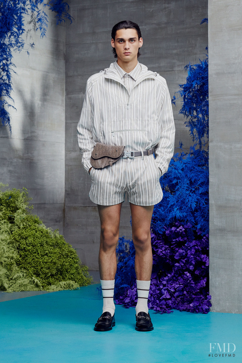 Ludwig Wilsdorff featured in  the Dior Homme lookbook for Resort 2021