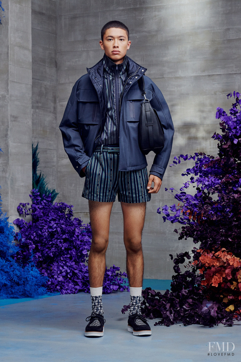 Issa Naciri featured in  the Dior Homme lookbook for Resort 2021