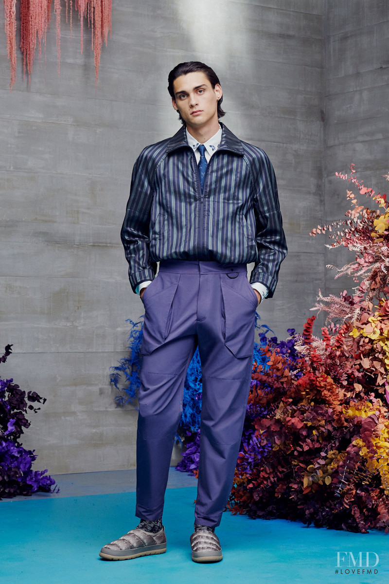 Ludwig Wilsdorff featured in  the Dior Homme lookbook for Resort 2021