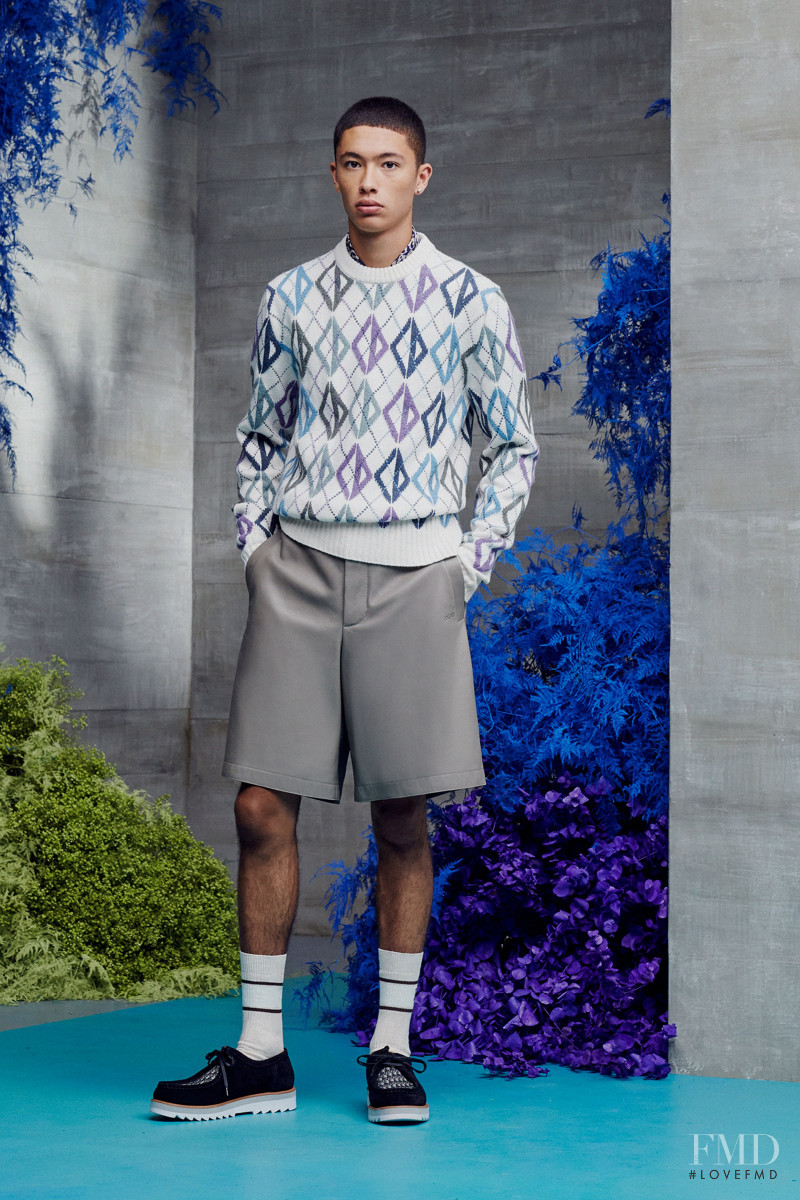 Issa Naciri featured in  the Dior Homme lookbook for Resort 2021