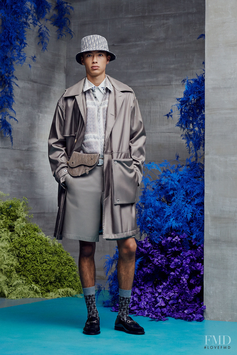 Issa Naciri featured in  the Dior Homme lookbook for Resort 2021