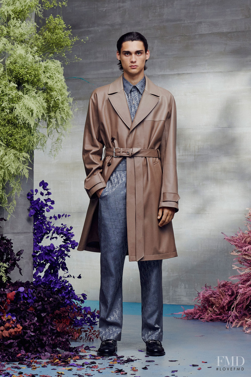 Ludwig Wilsdorff featured in  the Dior Homme lookbook for Resort 2021