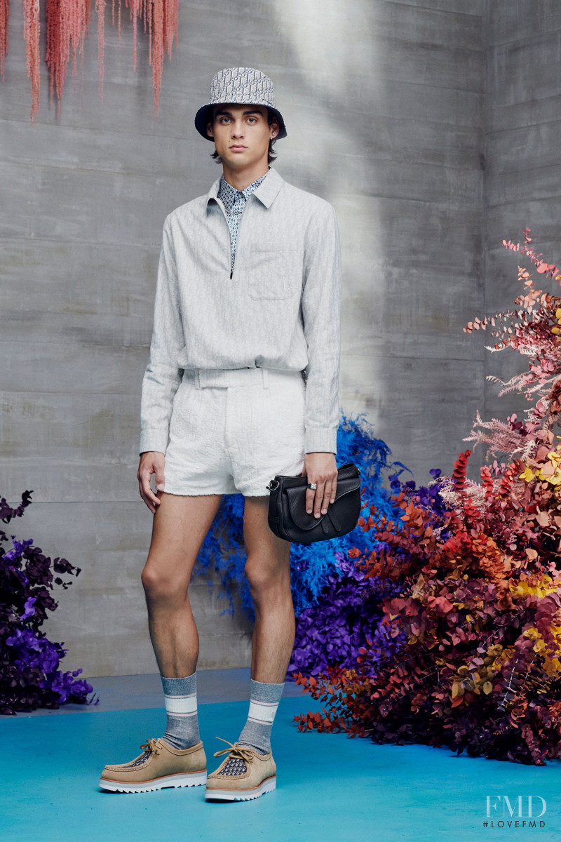 Ludwig Wilsdorff featured in  the Dior Homme lookbook for Resort 2021