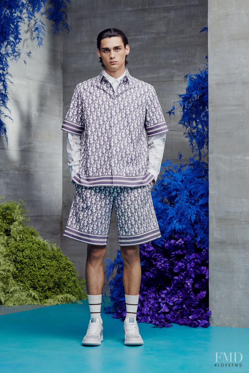 Ludwig Wilsdorff featured in  the Dior Homme lookbook for Resort 2021