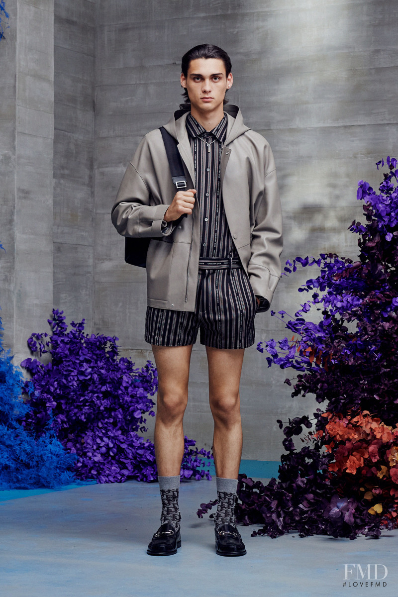 Ludwig Wilsdorff featured in  the Dior Homme lookbook for Resort 2021