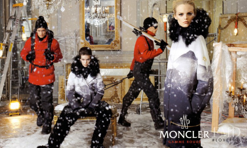 Hanne Gaby Odiele featured in  the Moncler Gamme Rouge advertisement for Autumn/Winter 2013