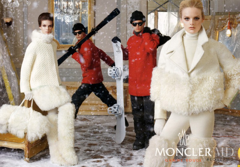 Hanne Gaby Odiele featured in  the Moncler Gamme Rouge advertisement for Autumn/Winter 2013