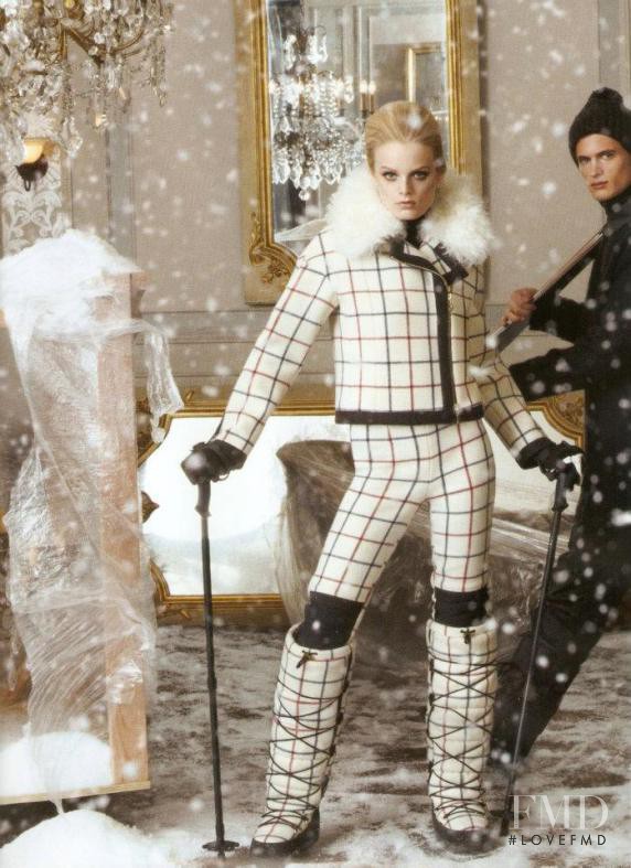 Hanne Gaby Odiele featured in  the Moncler Gamme Rouge advertisement for Autumn/Winter 2013